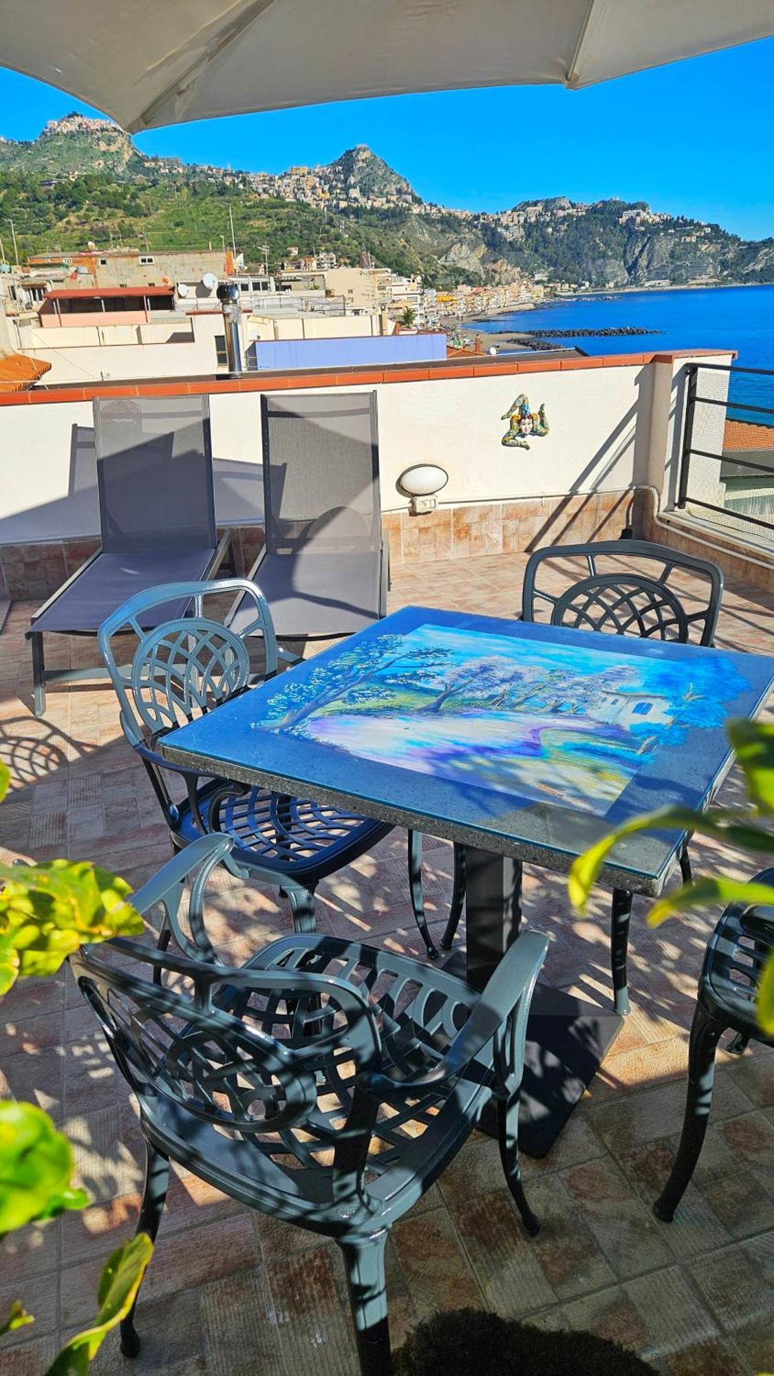 Panoramic Terrace Room Giardini-Naxos Buitenkant foto